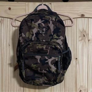 Trans by Jan sport large camouflage book bag